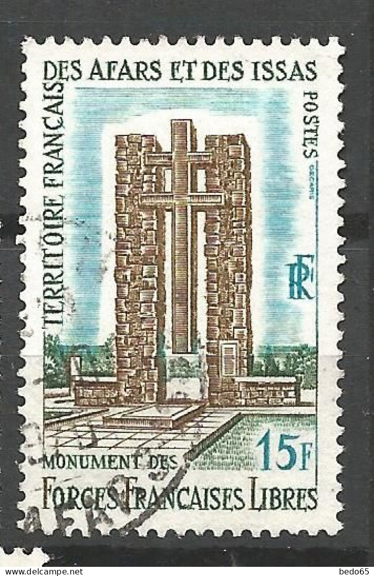 AFARS ET ISSAS N° 347 OBL / Used - Used Stamps