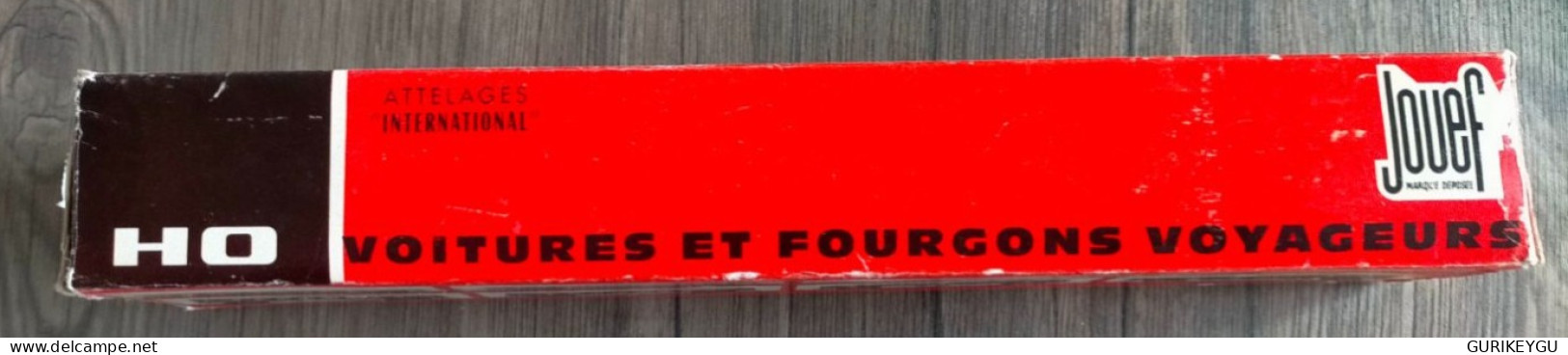 HO  Réf 463 Made In France   JOUEF  VOITURE Et Fourgons Voyageurs INOX Avec Boite D'origine SNCF - Autres & Non Classés