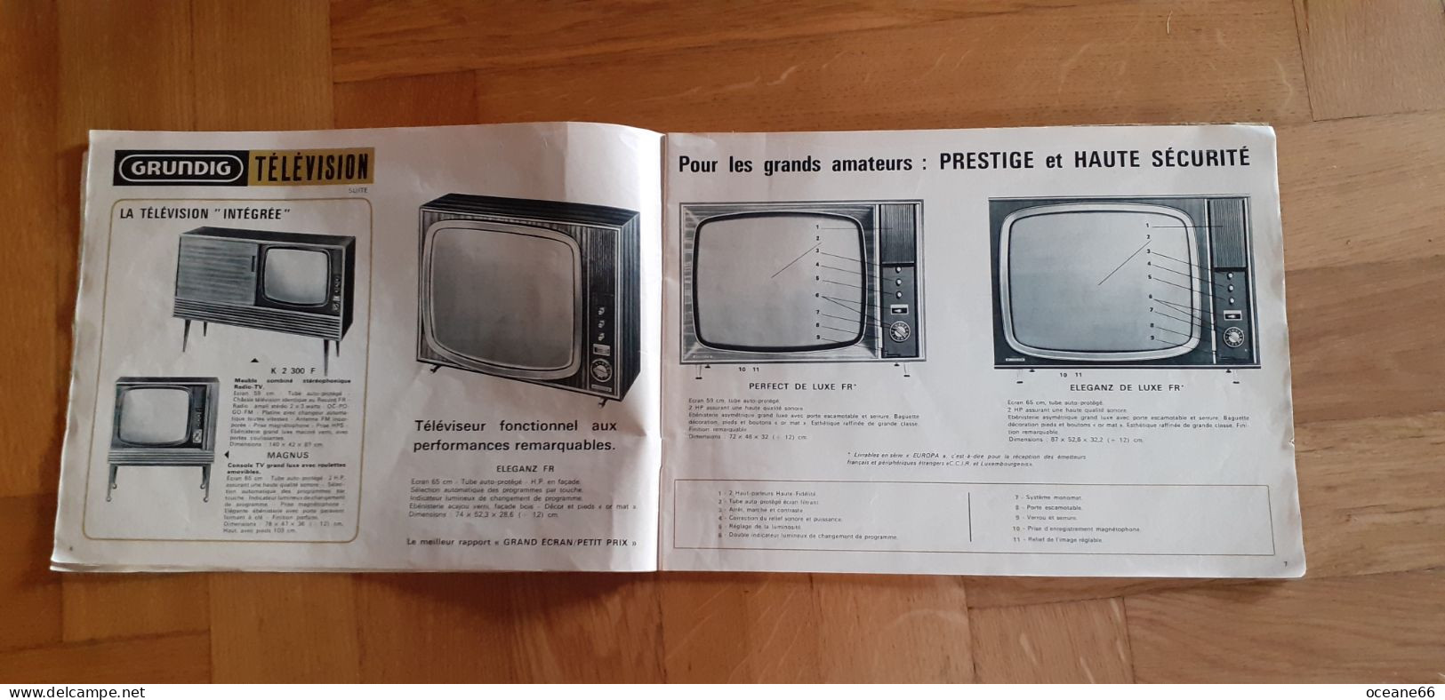 Grundig Revue Guide 1968 De La Radio De La Télévision Et Du Son - Objets Dérivés