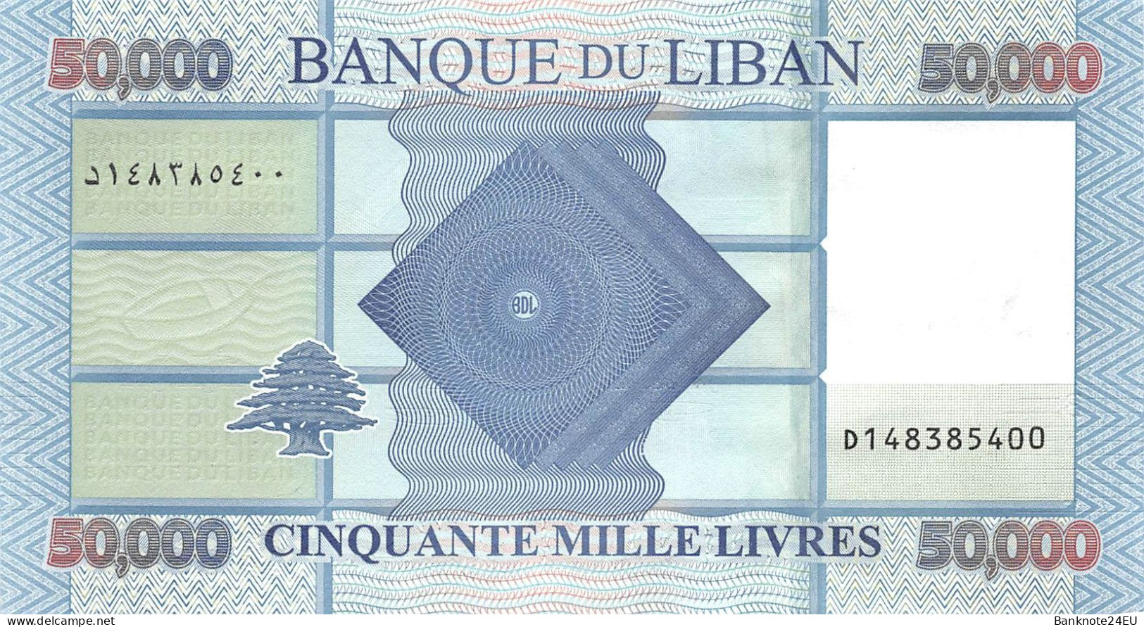 Lebanon 50.000 Livres 2019 Unc Pn 94d Banknote24 - Liban