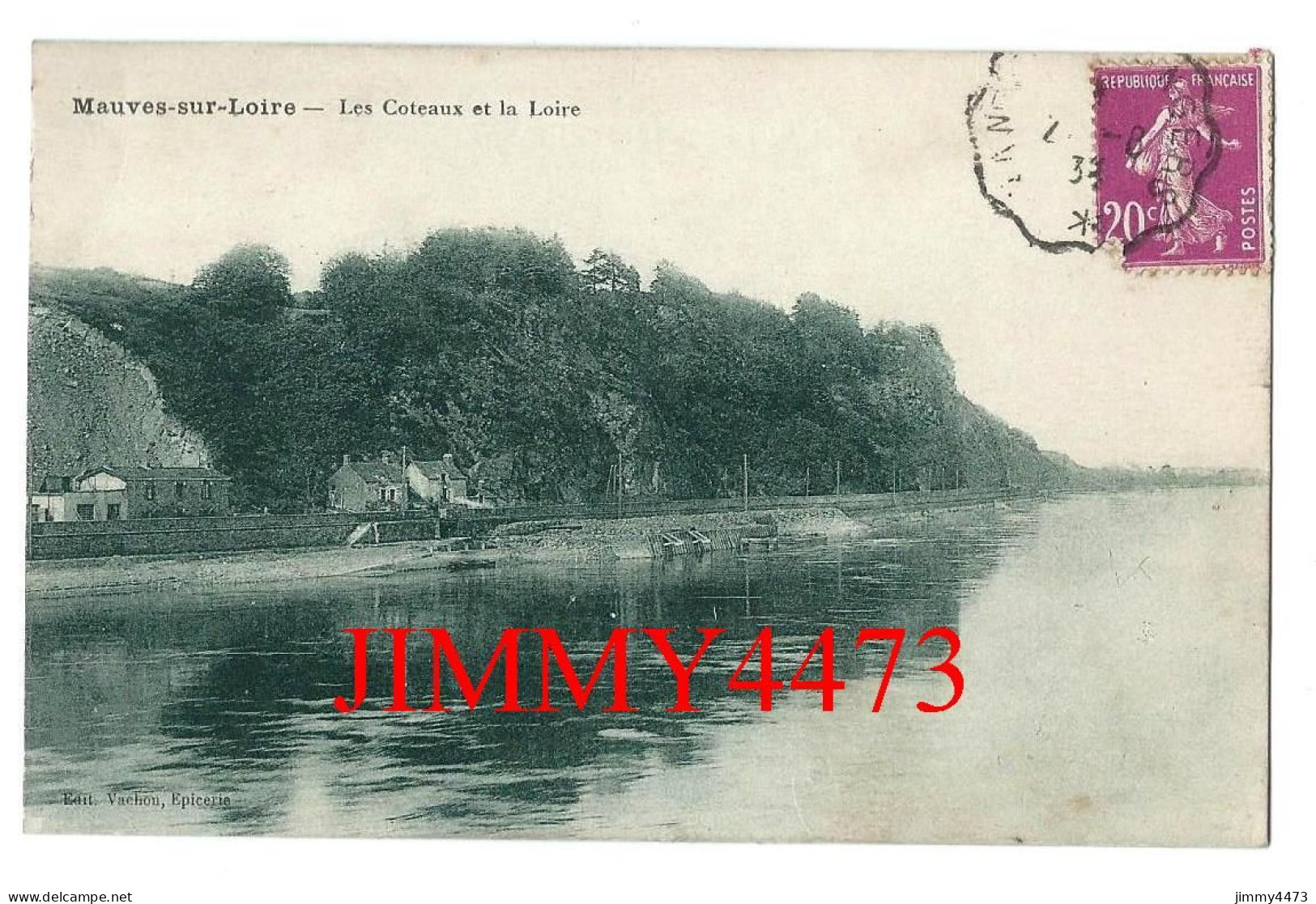 CPA - Mauves-sur-Loire - Les Coteaux Et La Loire En 1933 - Imp. Henri Basuyau & Cie - - Mauves-sur-Loire