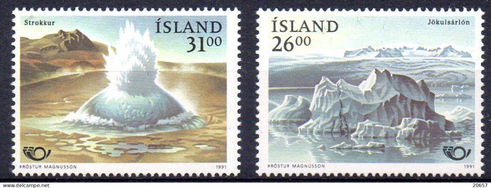 Island Islande 0697/98 Geyser, Volcan, Iceberg, Banquise, Pole Nord - Volcanes