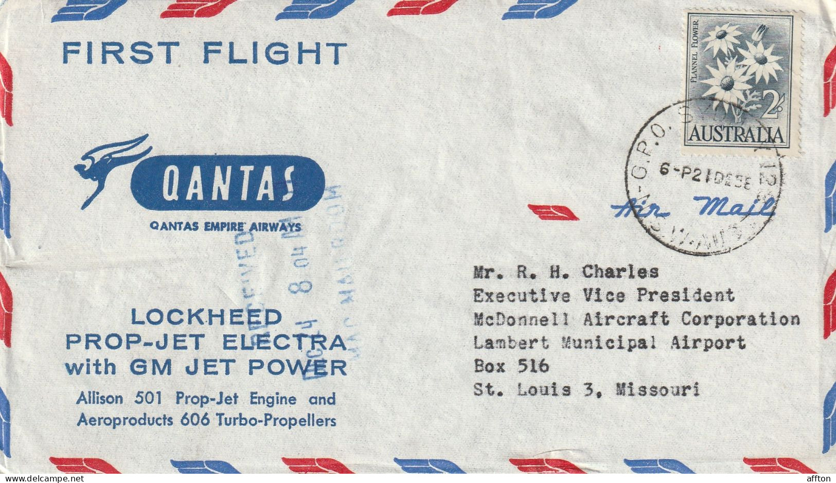 Australia Air Mail Cover Mailed - Lettres & Documents