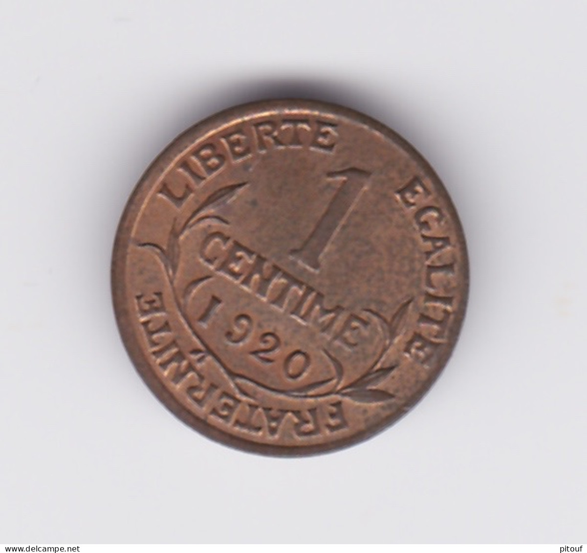 1 Centime 1920   SUP - 1 Centime