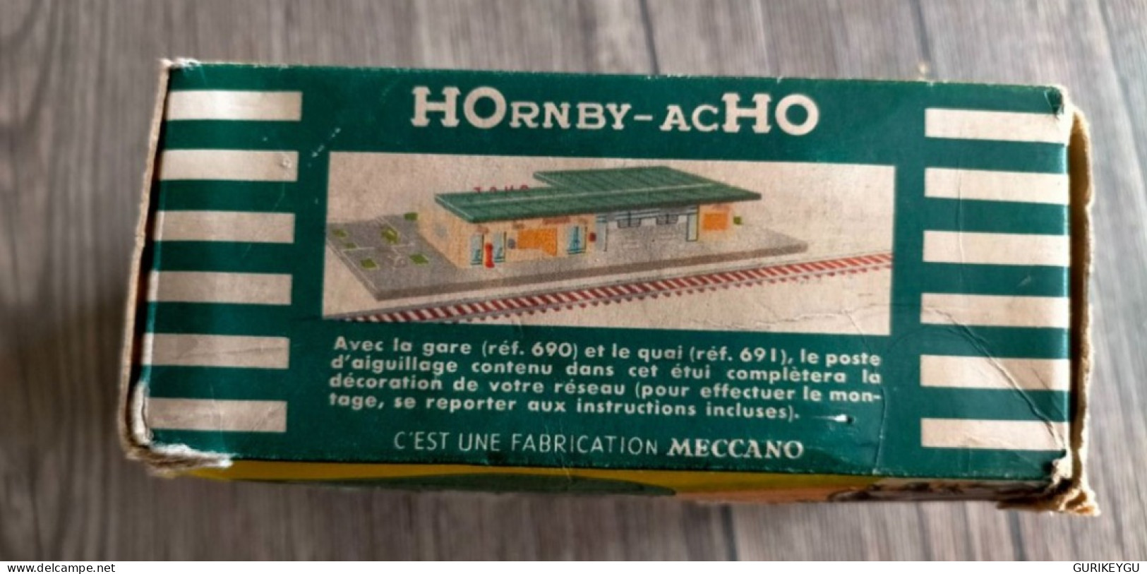 HOrnby-ACHO  Réf 692 Made In France POSTE D'aiguillage Démontable MECCANO Signal Cabin  HO Avec Boite D'origine - Andere & Zonder Classificatie