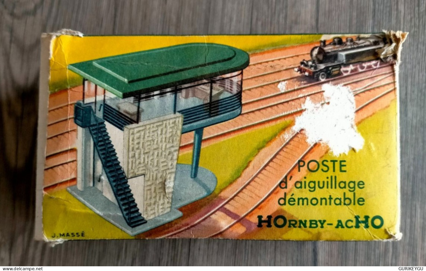 HOrnby-ACHO  Réf 692 Made In France POSTE D'aiguillage Démontable MECCANO Signal Cabin  HO Avec Boite D'origine - Andere & Zonder Classificatie