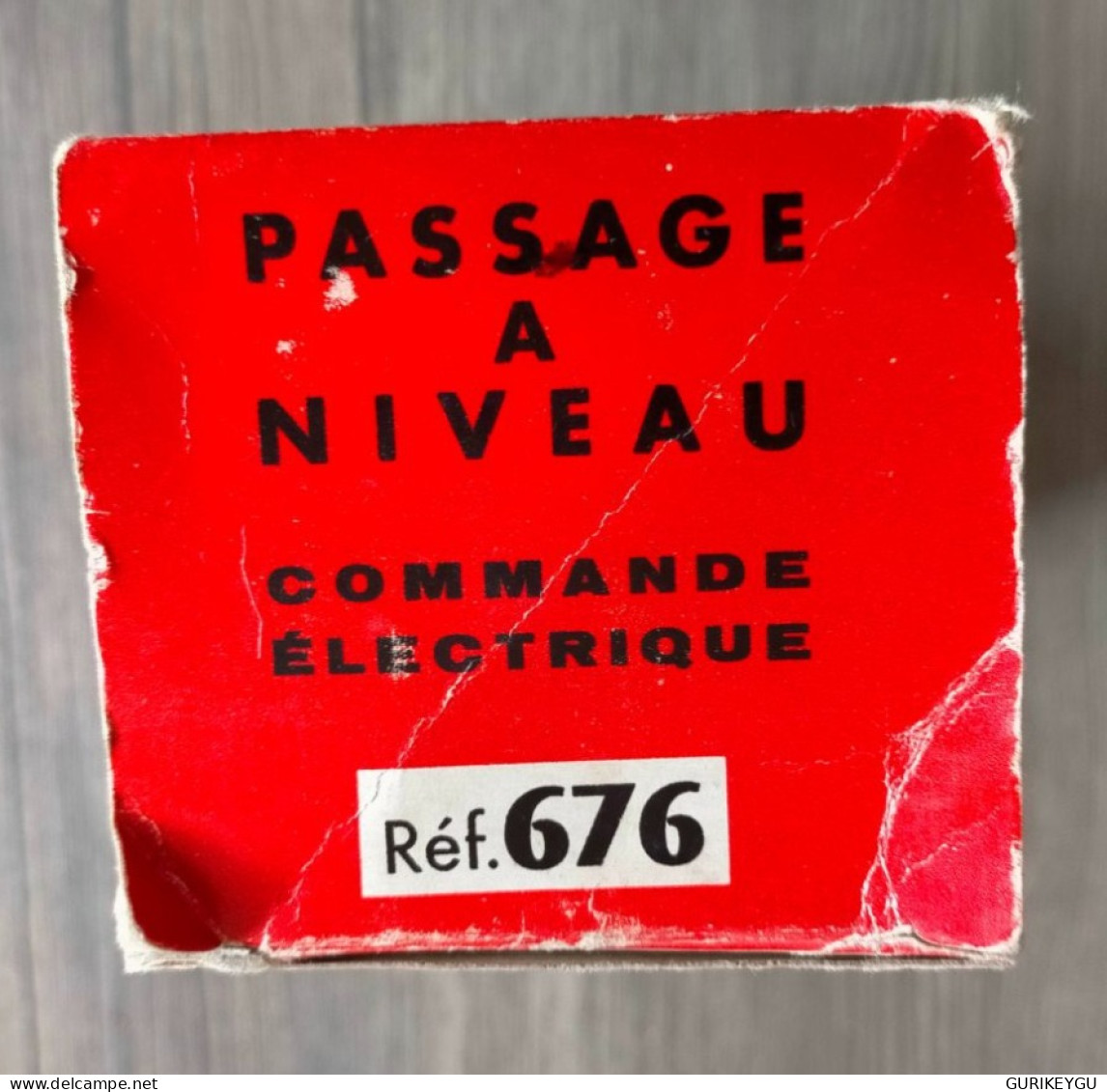HO JOUEF Passage à Niveau Commande électrique Réf 676 Made In France Avec Boite D'origine Rouge - Other & Unclassified