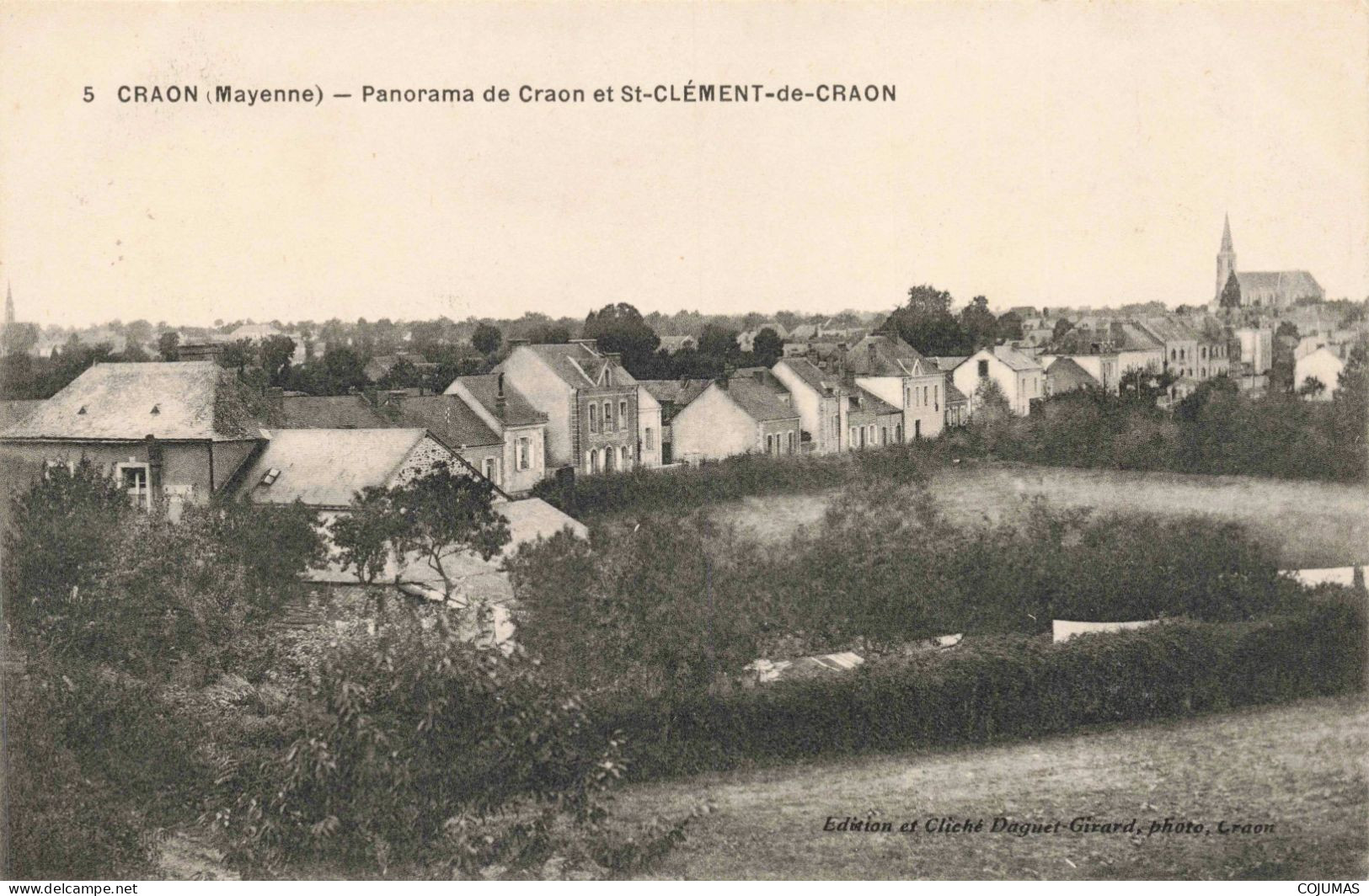53 - CRAON - S19538 - Panorama Et St Clément De Craon - Craon