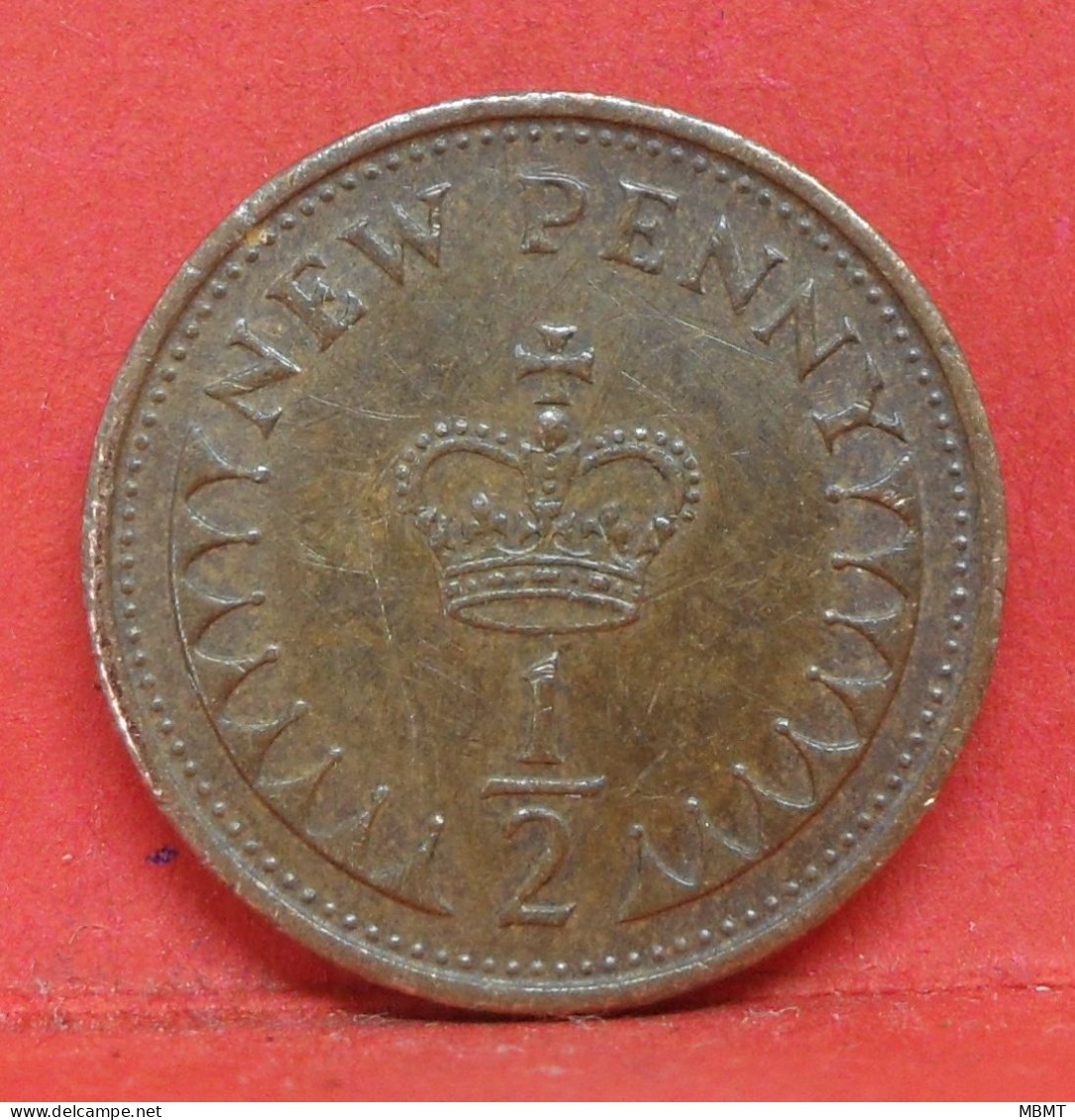 1/2 Penny 1971 - TB - Pièce Monnaie Grande-Bretagne - Article N°2589 - 1/2 Penny & 1/2 New Penny