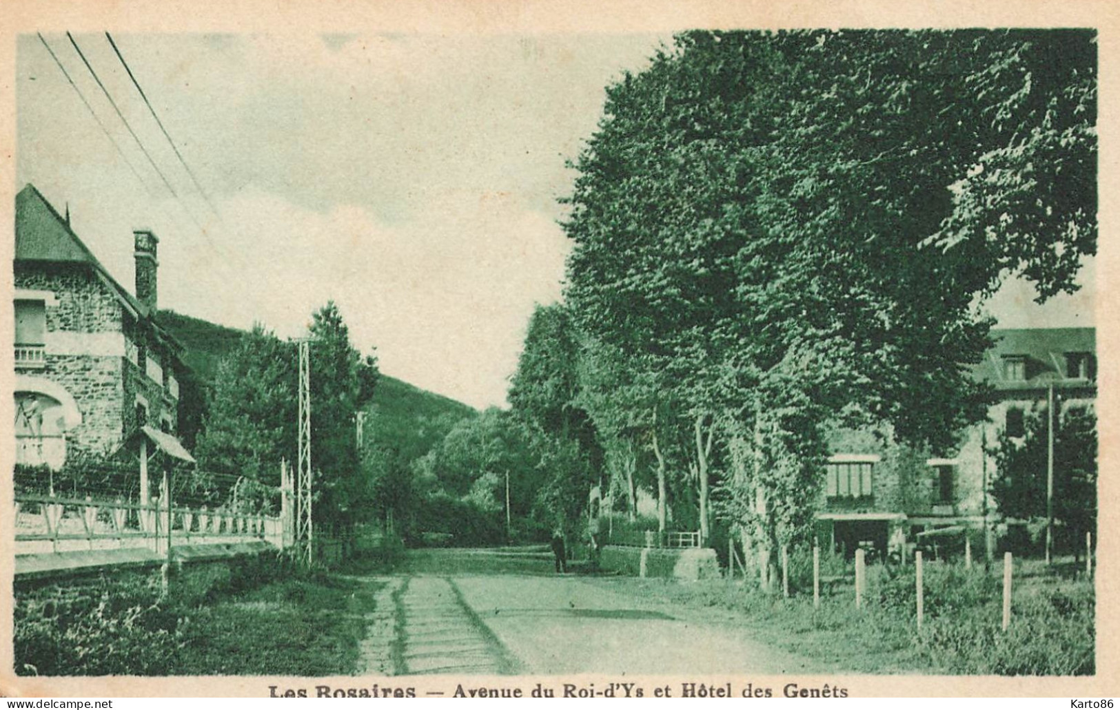 Les Rosaires , Plérin * Avenue Du Roi D'ys Et Hôtel Des Genêts * Villageois - Plérin / Saint-Laurent-de-la-Mer