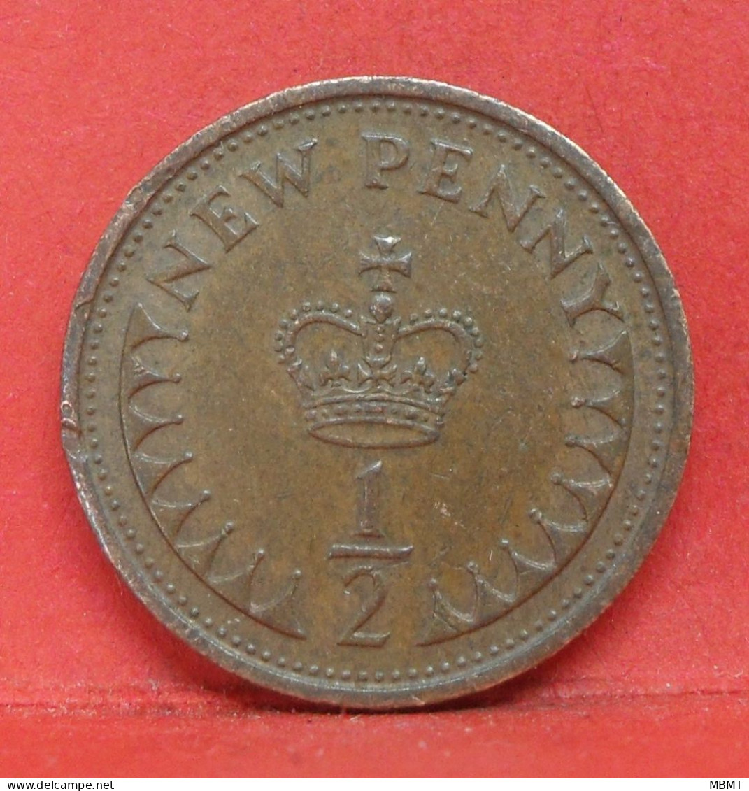 1/2 Penny 1974 - TB - Pièce Monnaie Grande-Bretagne - Article N°2593 - 1/2 Penny & 1/2 New Penny