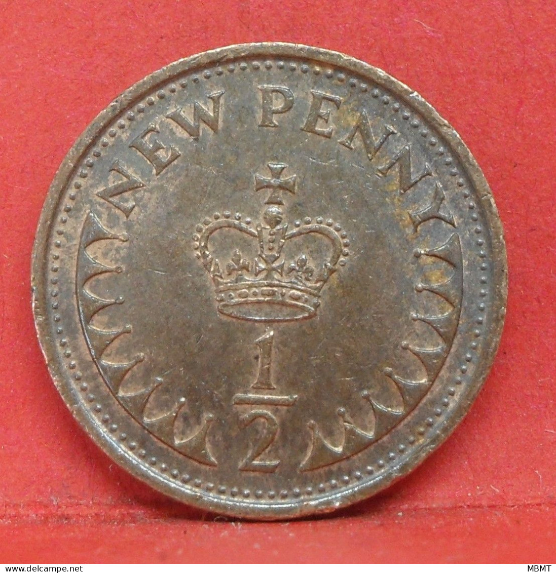 1/2 Penny 1977 - TTB - Pièce Monnaie Grande-Bretagne - Article N°2599 - 1/2 Penny & 1/2 New Penny