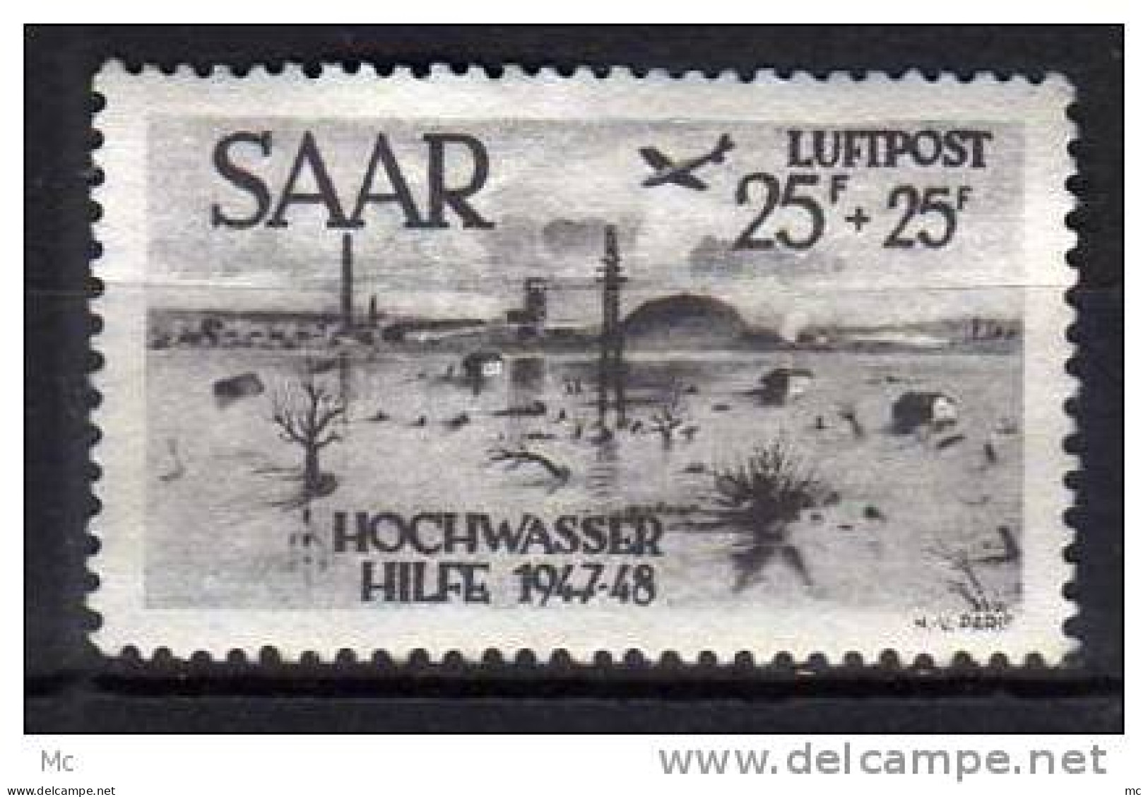 Sarre PA N° 12  Luxe ** - Airmail