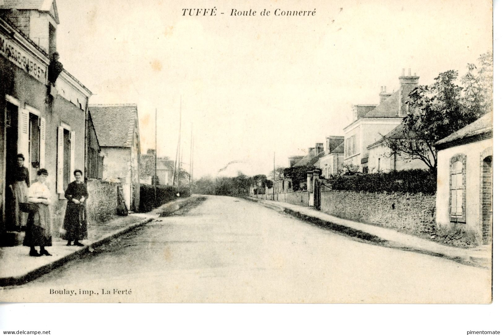 TUFFE ROUTE DE CONNERRE 1927 - Tuffe