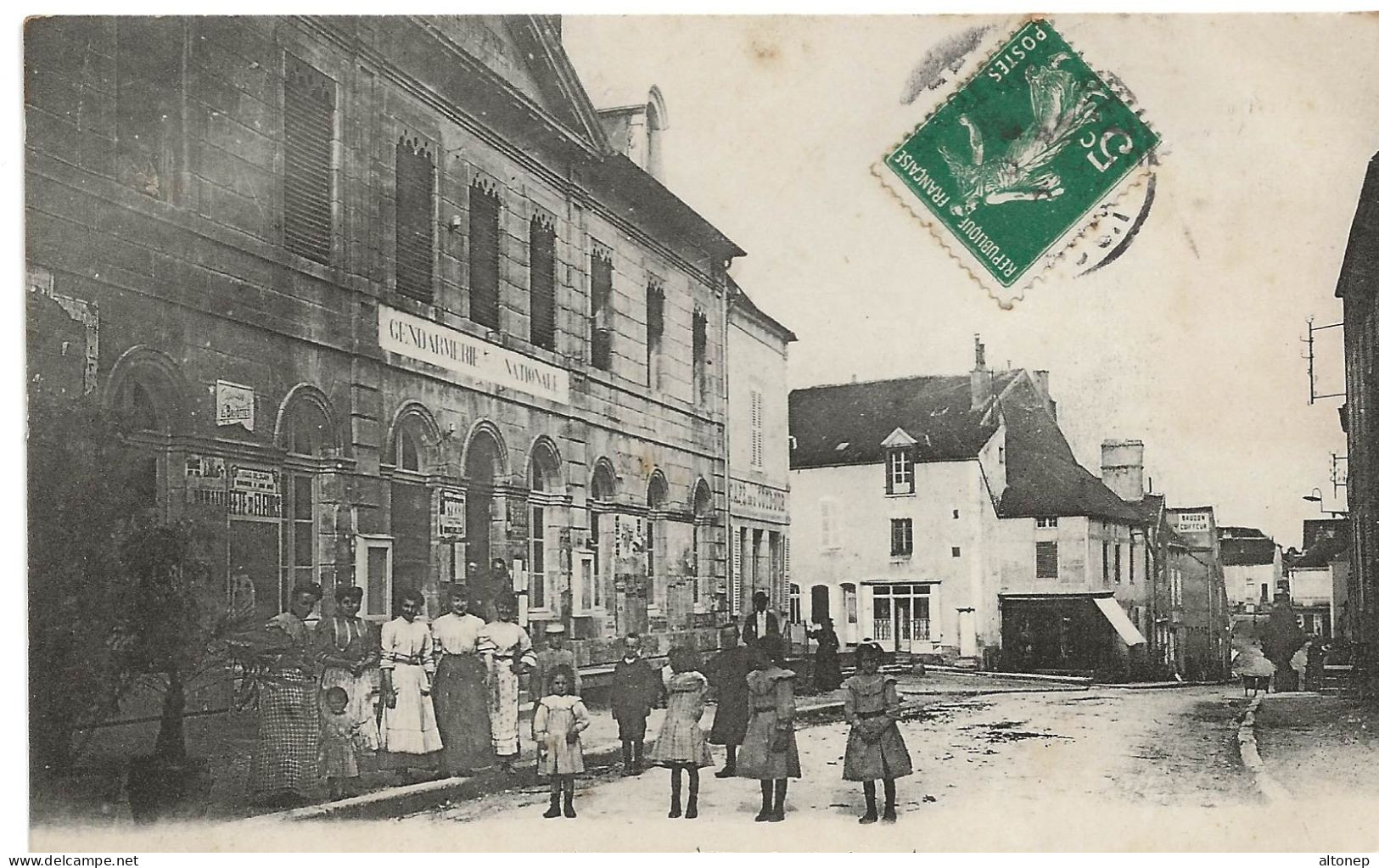 Mirebeau Sur Bèze : La Gendarmerie (Editeur J. Chambelland) - Mirebeau