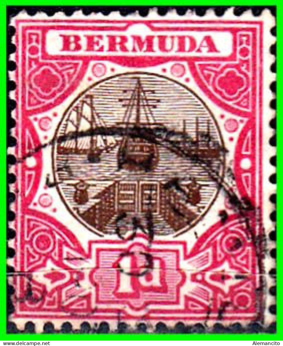 BERMUDA SELLO AÑO 1902-03 - DRY DOCK - Bermuda