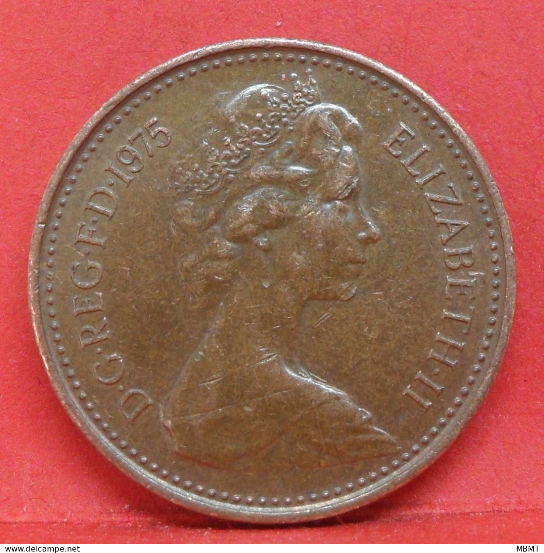 1 Penny 1975 - TTB - Pièce Monnaie Grande-Bretagne - Article N°2628 - 1/2 Penny & 1/2 New Penny