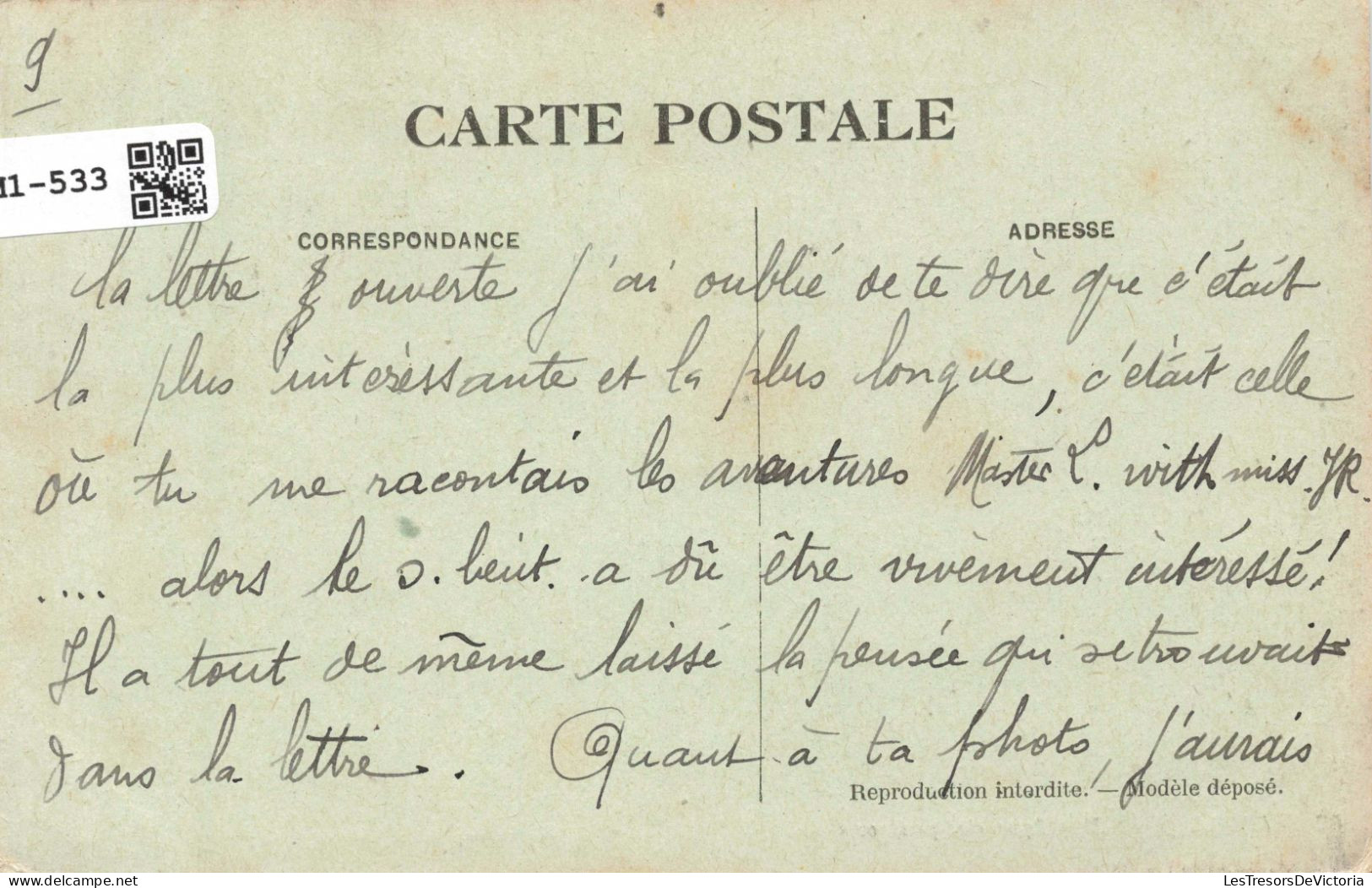 CPA - Tipasa - La Mosaïque Des Poissons - J.Geiser - Phot Alger - Carte Postale Ancienne - Kunstvoorwerpen