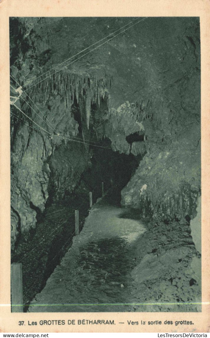 FRANCE - Les Grottes De BETHARRAM - Vers La Sortie Des Grottes -  Stalactites - Carte Postale Ancienne - Lestelle-Bétharram