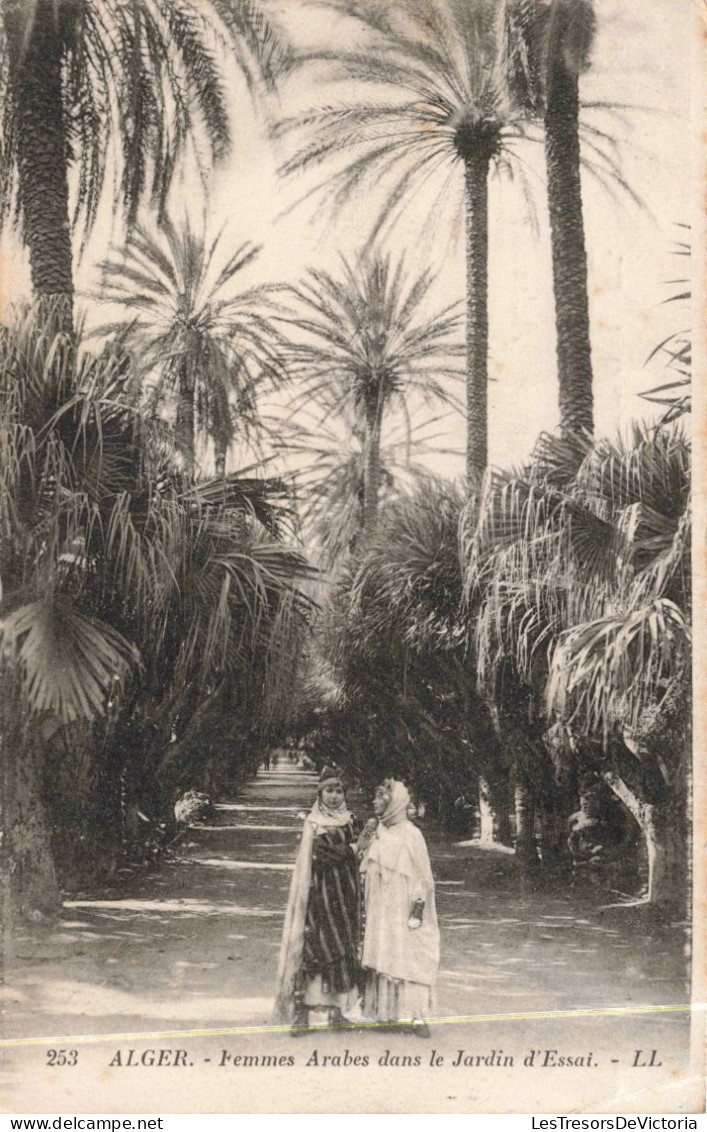 ALGERIE - Alger - Femmes Arabes Dans Le Jardin D'Essai - LL -  Animé - Carte Postale Ancienne - Algerien