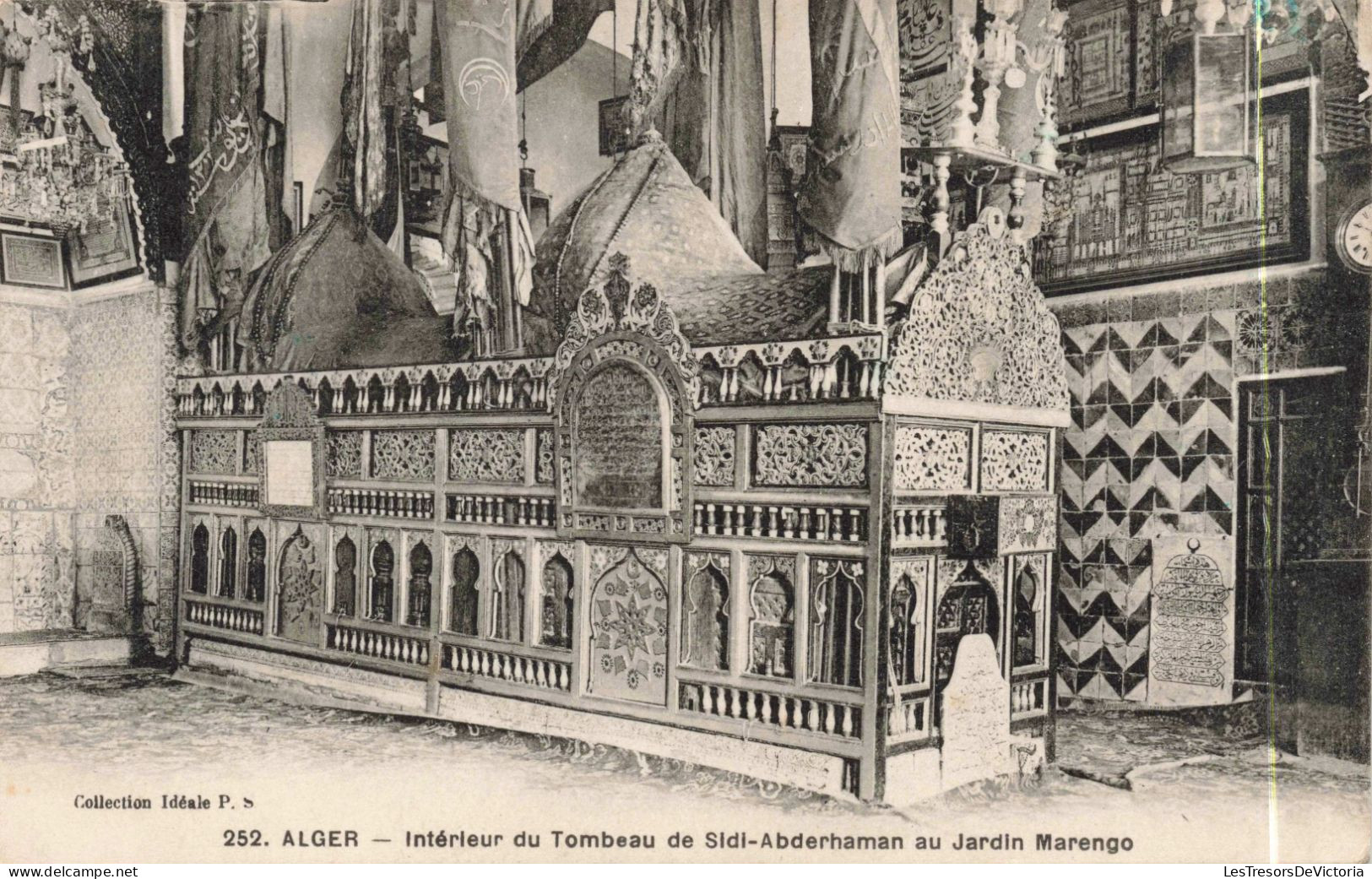 ALGERIE - Alger - Intérieur Du Tombeau De Sidi-Abderhamam Au Jardin Marengo - Oblitérée En 1923 - Carte Postale Ancienne - Algerien