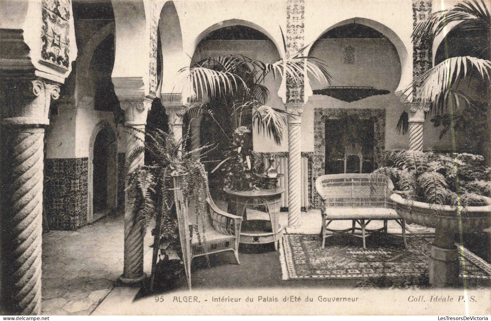 ALGERIE - Alger - Intérieur Du Palais D'Eté Du Gouverneur - Intérieur - Coll. Idéale P.S - Carte Postale Ancienne - Alger