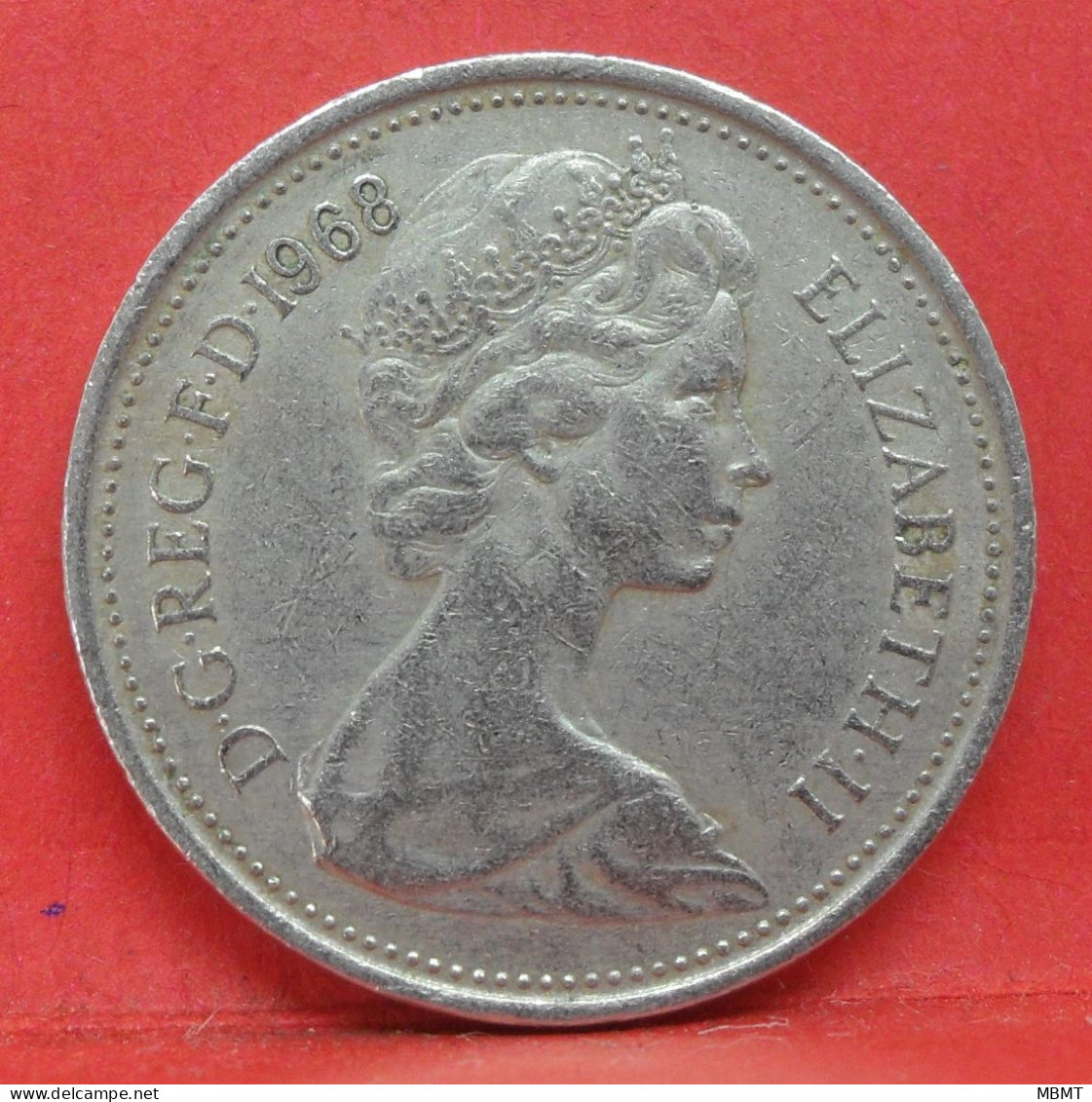 5 Pence 1968 - TB - Pièce Monnaie Grande-Bretagne - Article N°2759 - 5 Pence & 5 New Pence