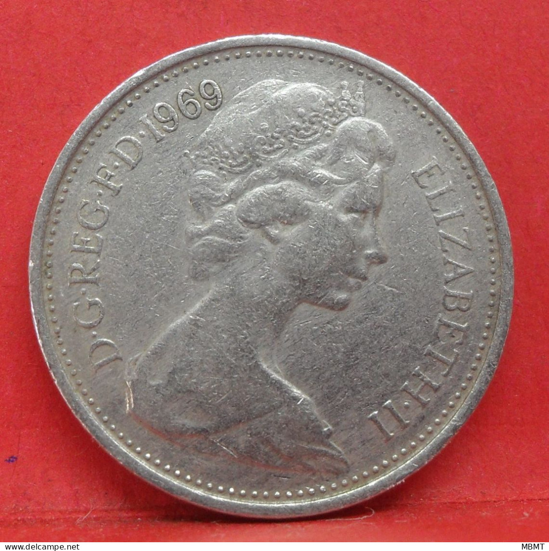 5 Pence 1969 - TB - Pièce Monnaie Grande-Bretagne - Article N°2761 - 5 Pence & 5 New Pence