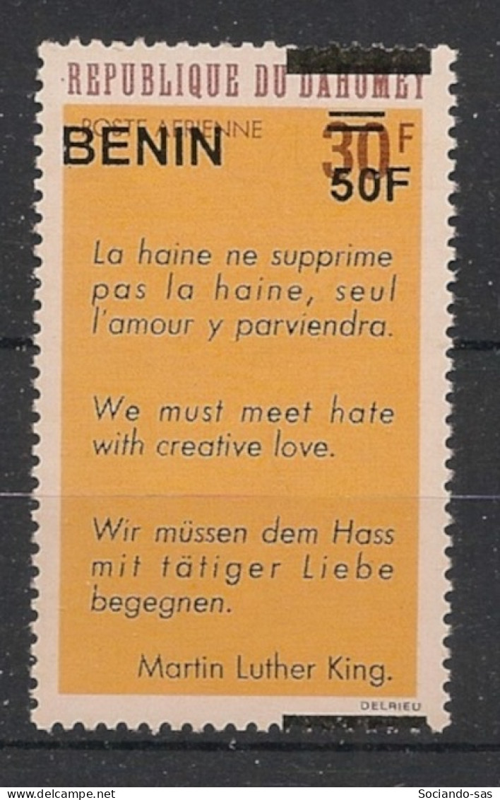 BENIN - 2009 - N°Mi. 1589 - Luther King 50F / 30F - Neuf** / MNH / Postfrisch - Martin Luther King