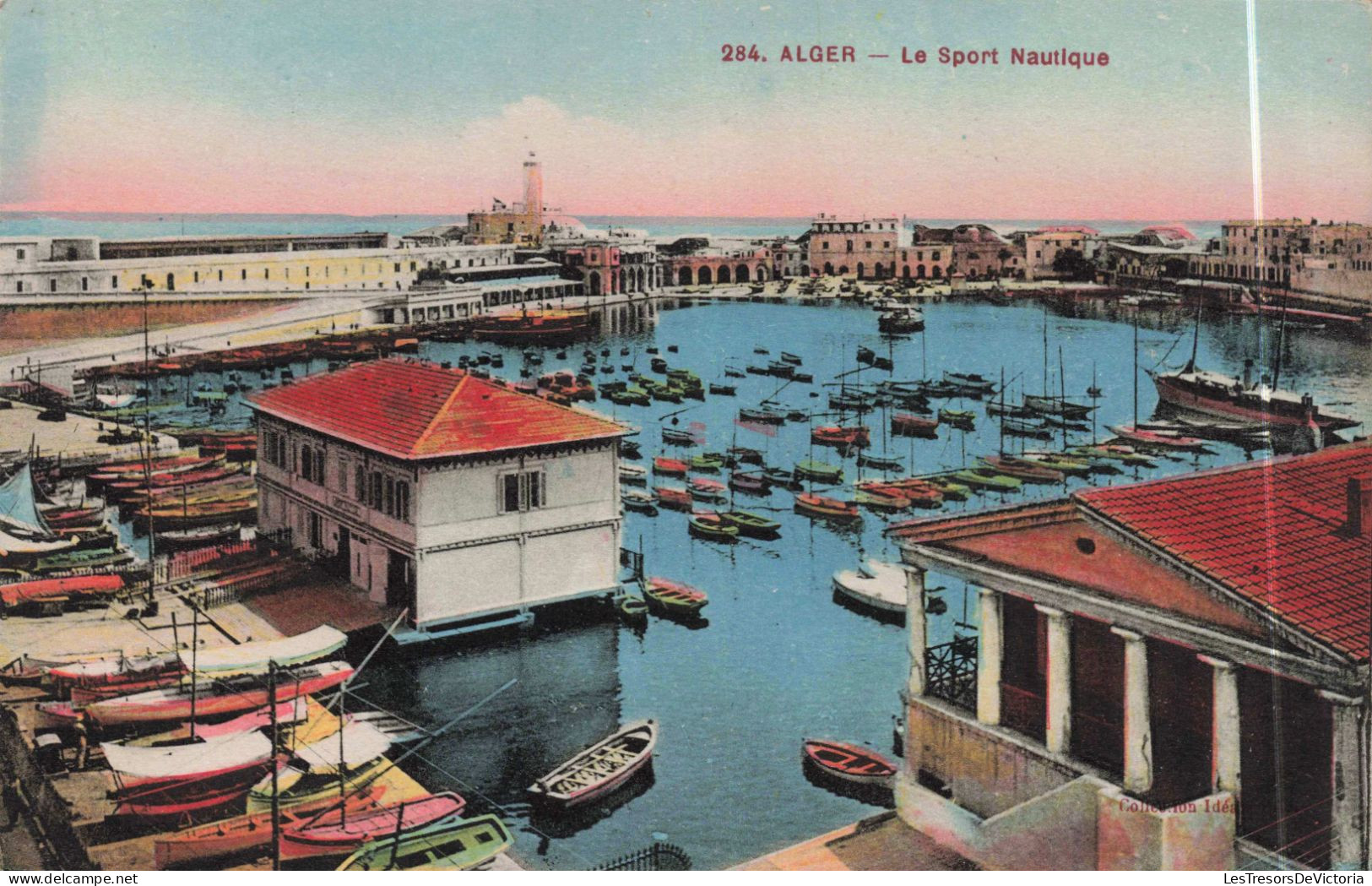 ALGERIE - Alger - Le Sport Nautique - Port - Bateaux - Phare - Colorisé - Carte Postale Ancienne - Algiers