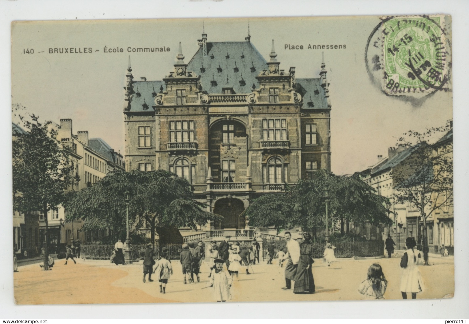 BELGIQUE - BRUXELLES - Ecole Communale - Place Annessens - Bildung, Schulen & Universitäten