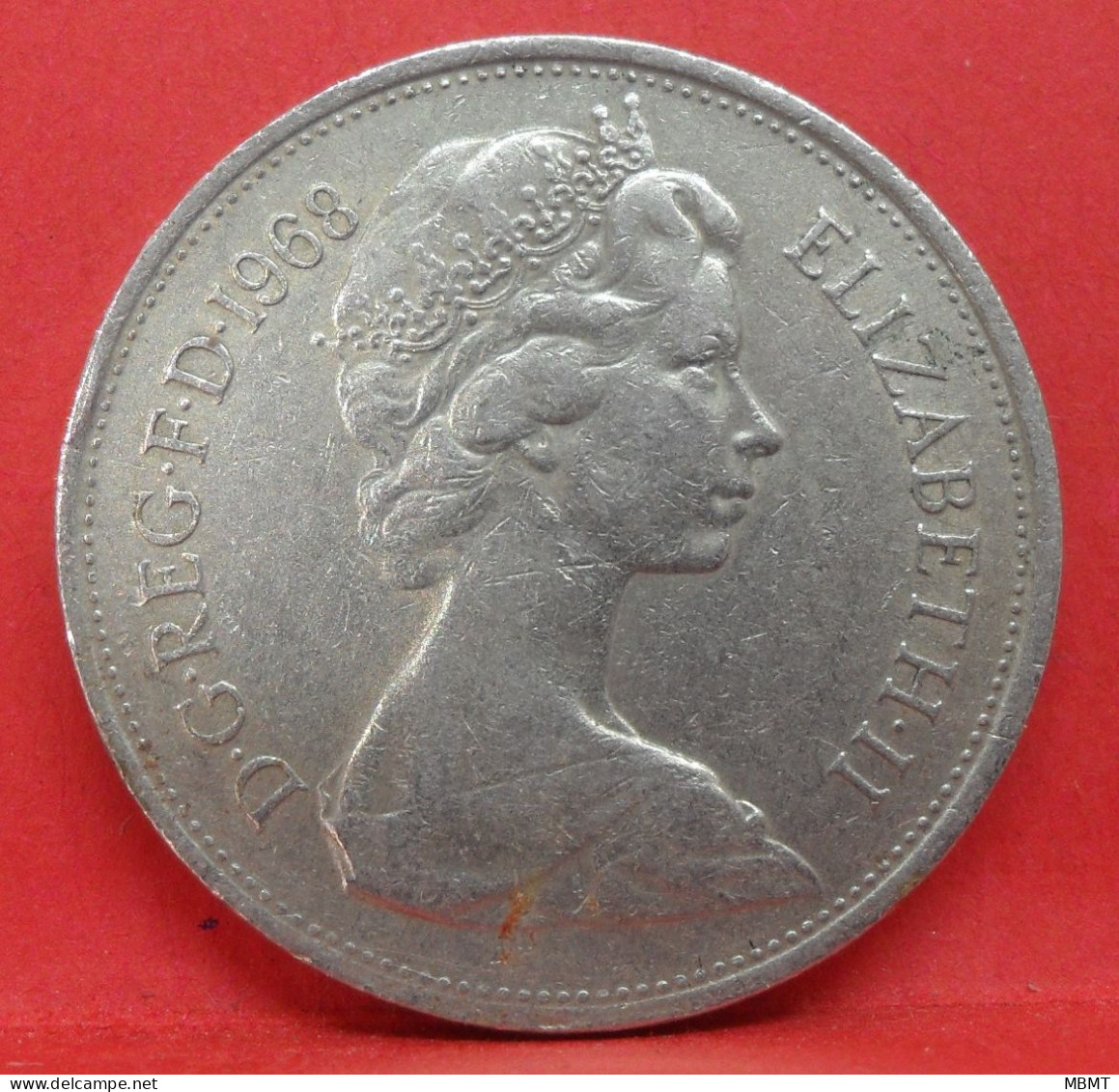 10 Pence 1968 - TTB - Pièce Monnaie Grande-Bretagne - Article N°2815 - 10 Pence & 10 New Pence