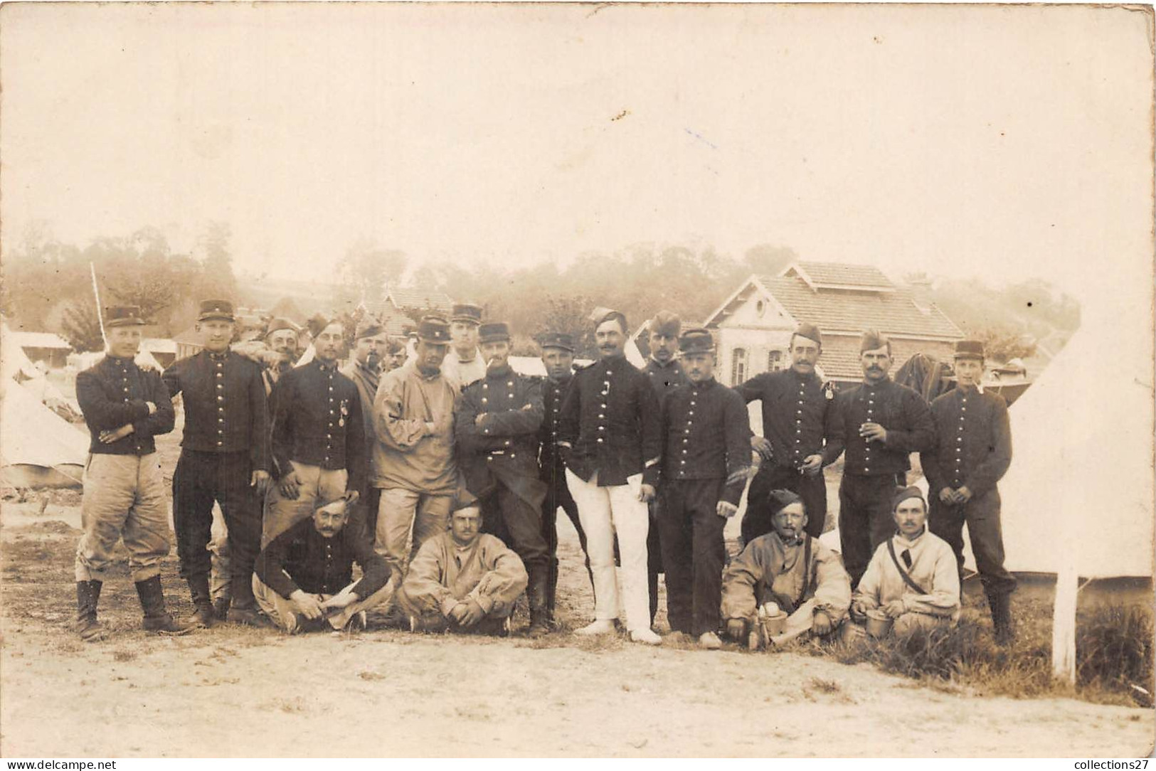 PARIS-75016- 4 CARTES PHOTO - MILITAIRE -