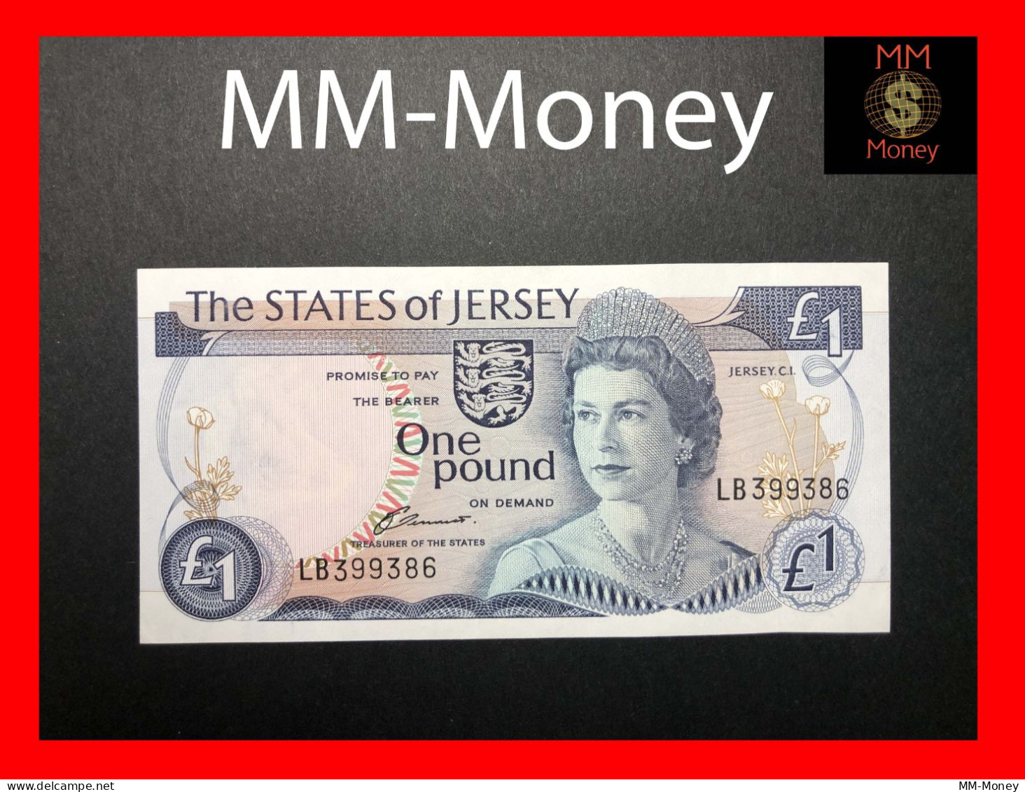 JERSEY 1 £ 1976  P. 11    *sig. J. Clennett*   AU - Jersey