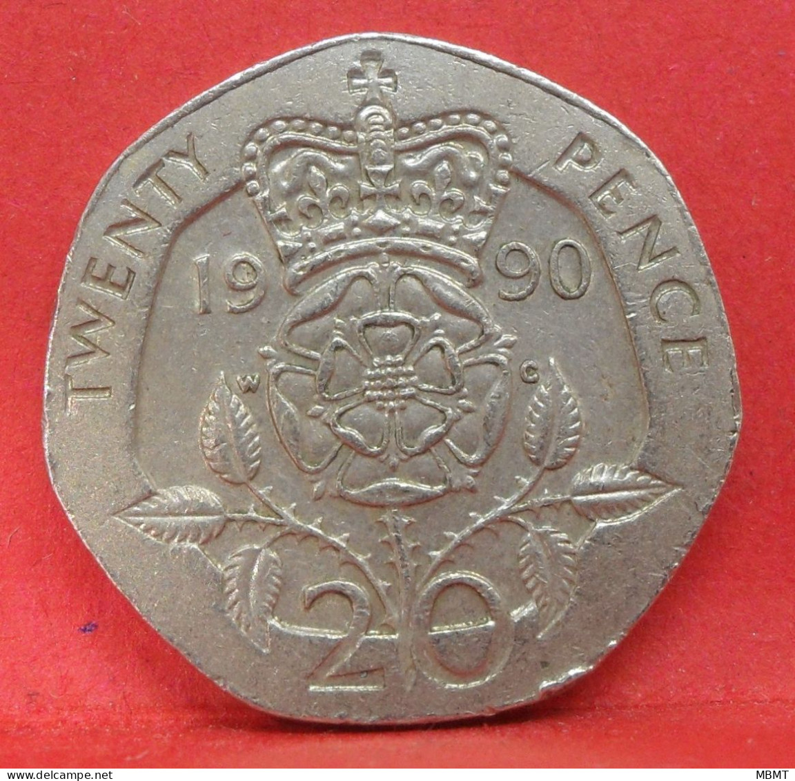 20 Pence 1990 - TTB - Pièce Monnaie Grande-Bretagne - Article N°2831 - 20 Pence