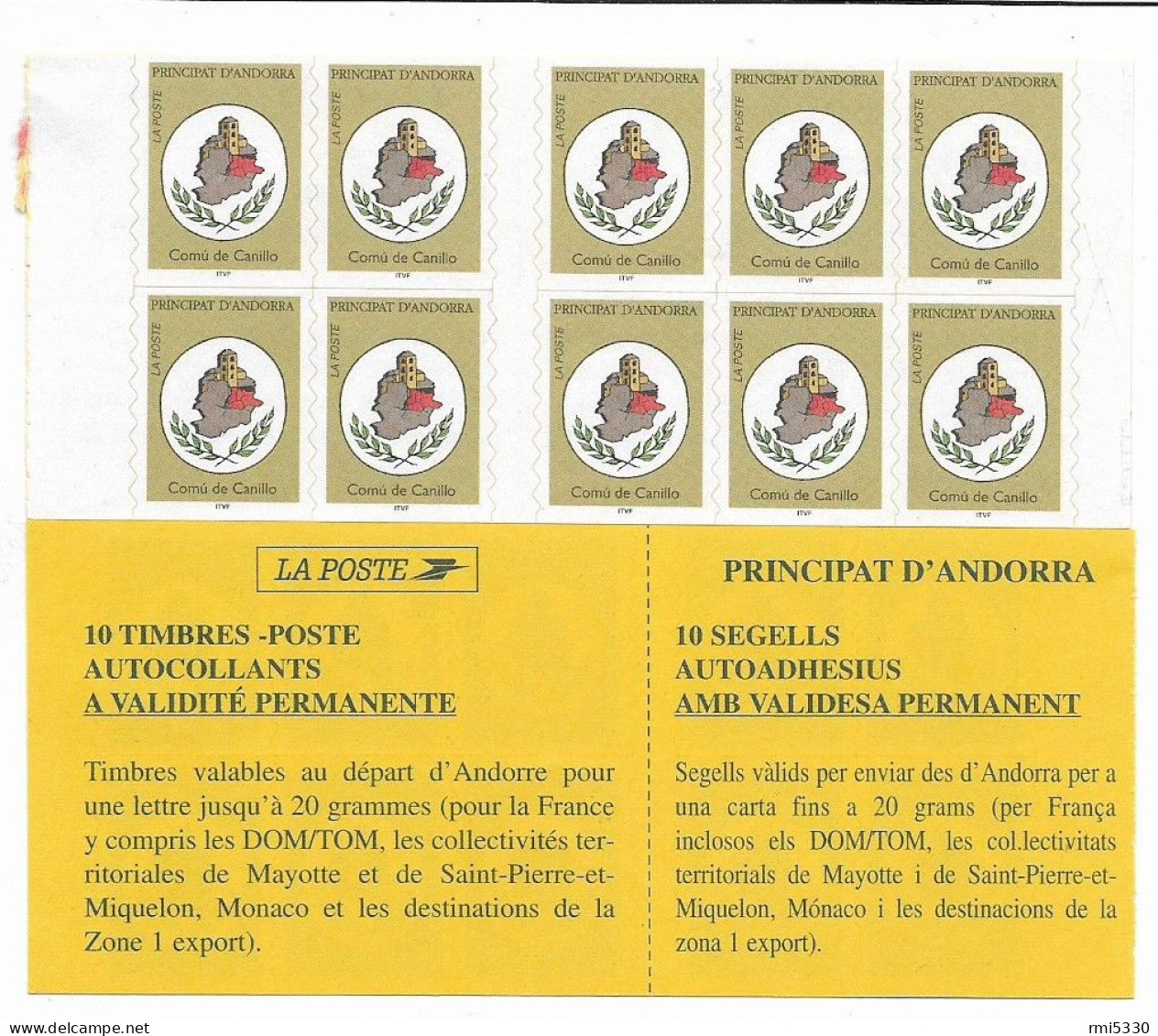 Carnet N° 6 10 TVP 1996 - Carnets