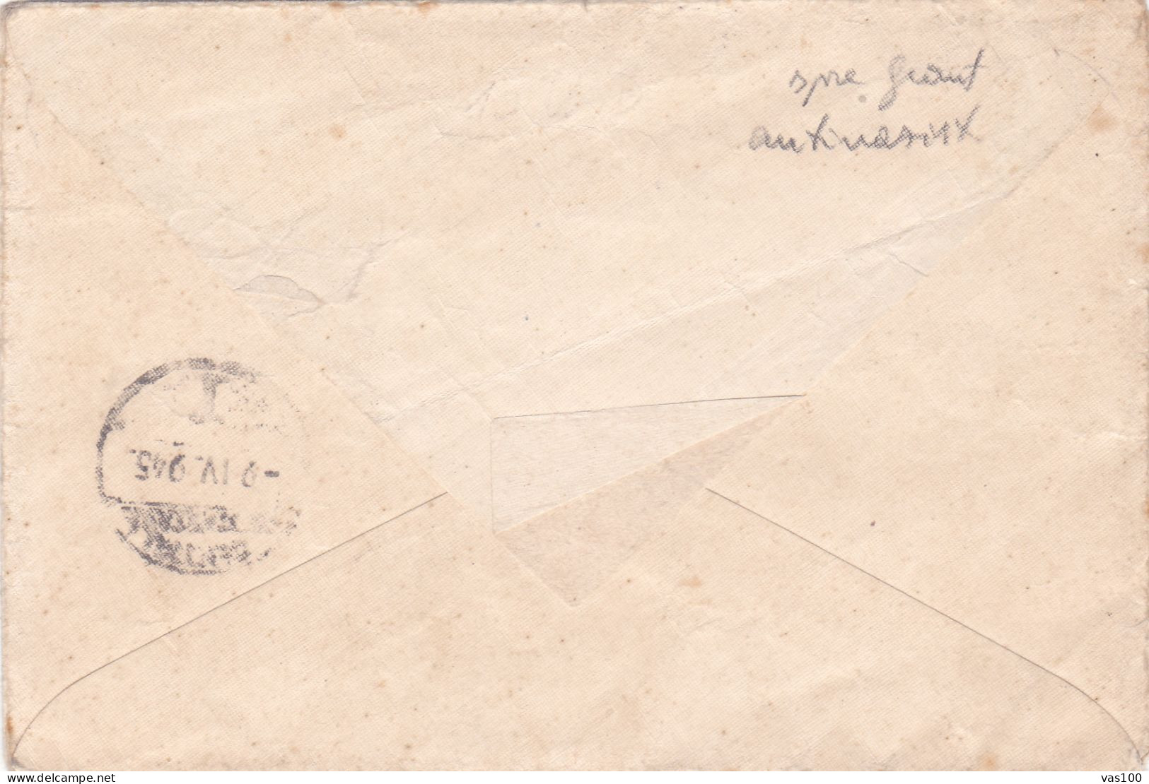 COVER WW2 CENSORED,CENSOR,SLATINA # 11, ROMANIA - World War 2 Letters