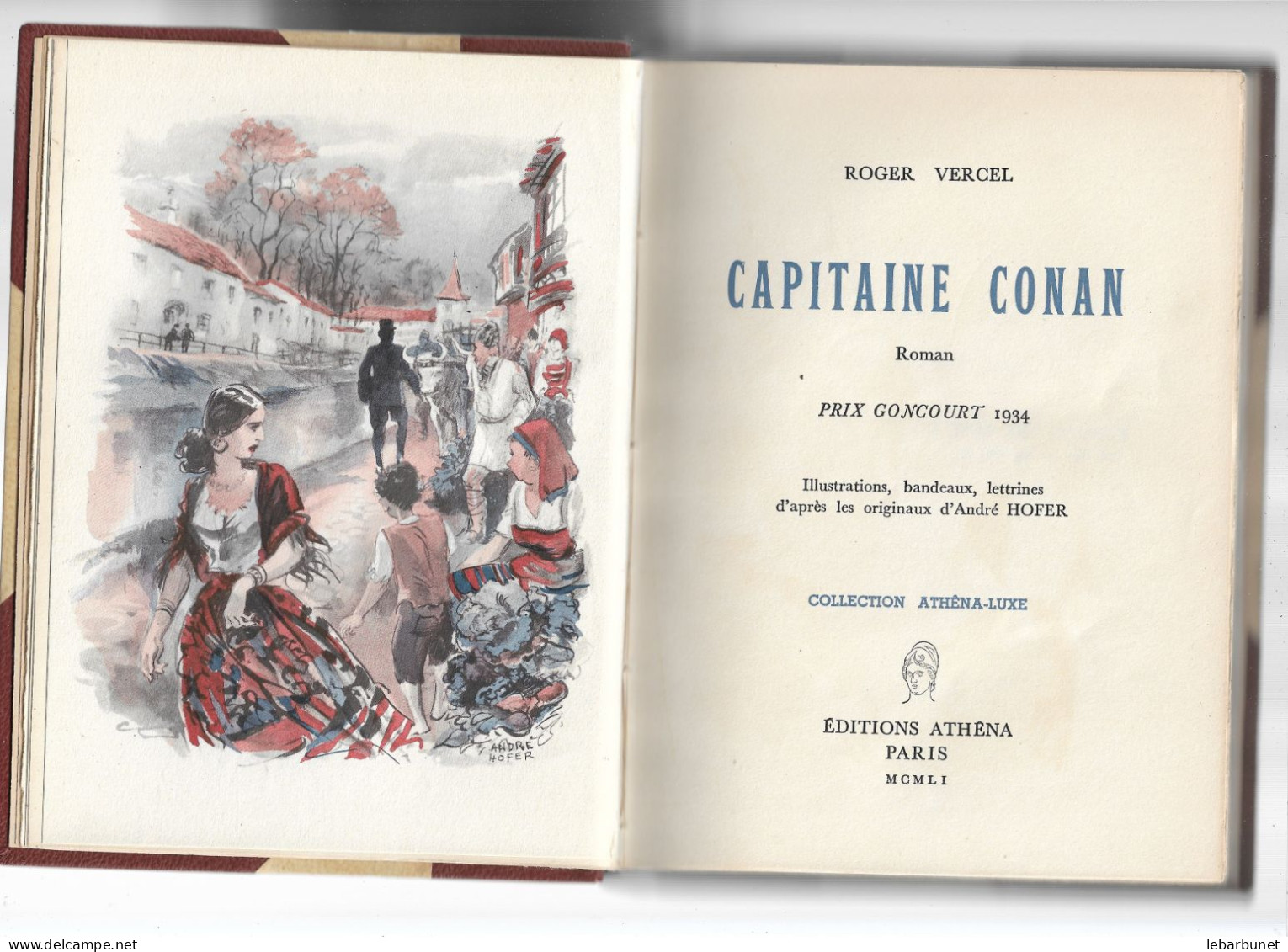 Livre Ancien 1951 Capitaine Conan Par Roger Vercel - Action