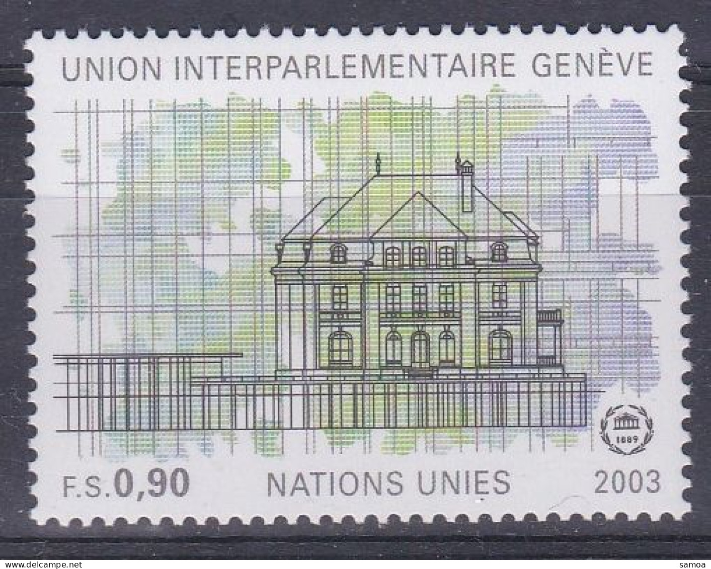 NU Genève 2003 477 ** Union Interparlementaire UIP Maison Des Parlements - Ungebraucht