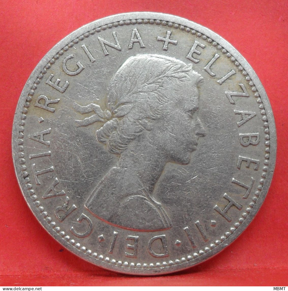 1/2 Crown 1957 - TB - Pièce Monnaie Grande-Bretagne - Article N°2894 - K. 1/2 Crown
