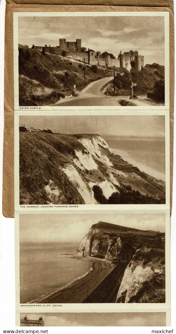 Real Photogravure Letter Card - 5 Vues Format Cartes Postales - Dover - Pas Circulé - Dover