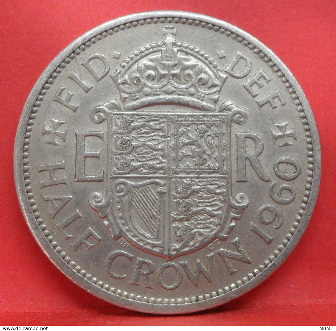 1/2 Crown 1960 - TTB - Pièce Monnaie Grande-Bretagne - Article N°2895 - K. 1/2 Crown