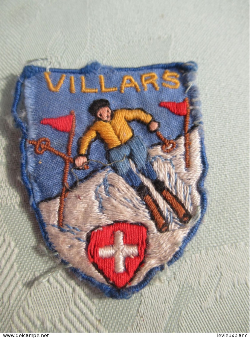 Ecusson Tissu Ancien / France /VILLARS / Haute  Savoie/ Alpes Françaises/Vers 1960 -1970      ET387 - Stoffabzeichen