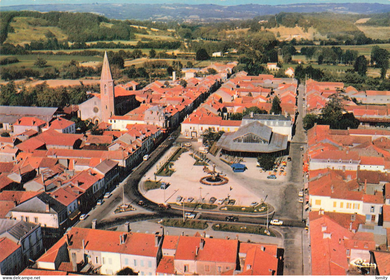 65 Rabastens De Bigorre Vue Générale Aérienne Le Centre CPM - Rabastens De Bigorre