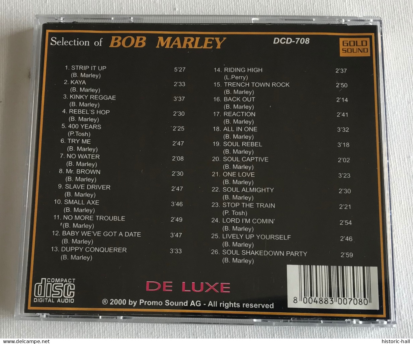 BOB MARLEY - Selection - CD -  2000 -  RUSSIAN Press - Reggae