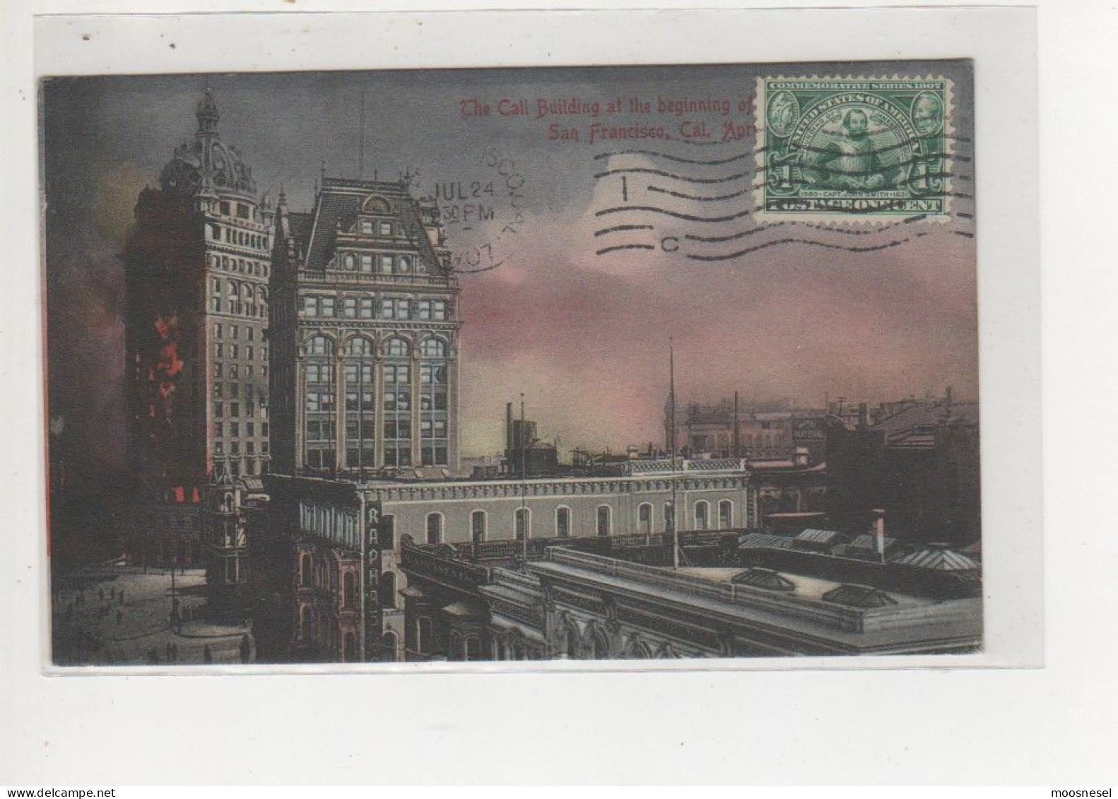 Antike Postkarte   THE CALL BUILDING AT THE BEGINNING OF SAN FRANCISCO, CAL APRIL - San Francisco