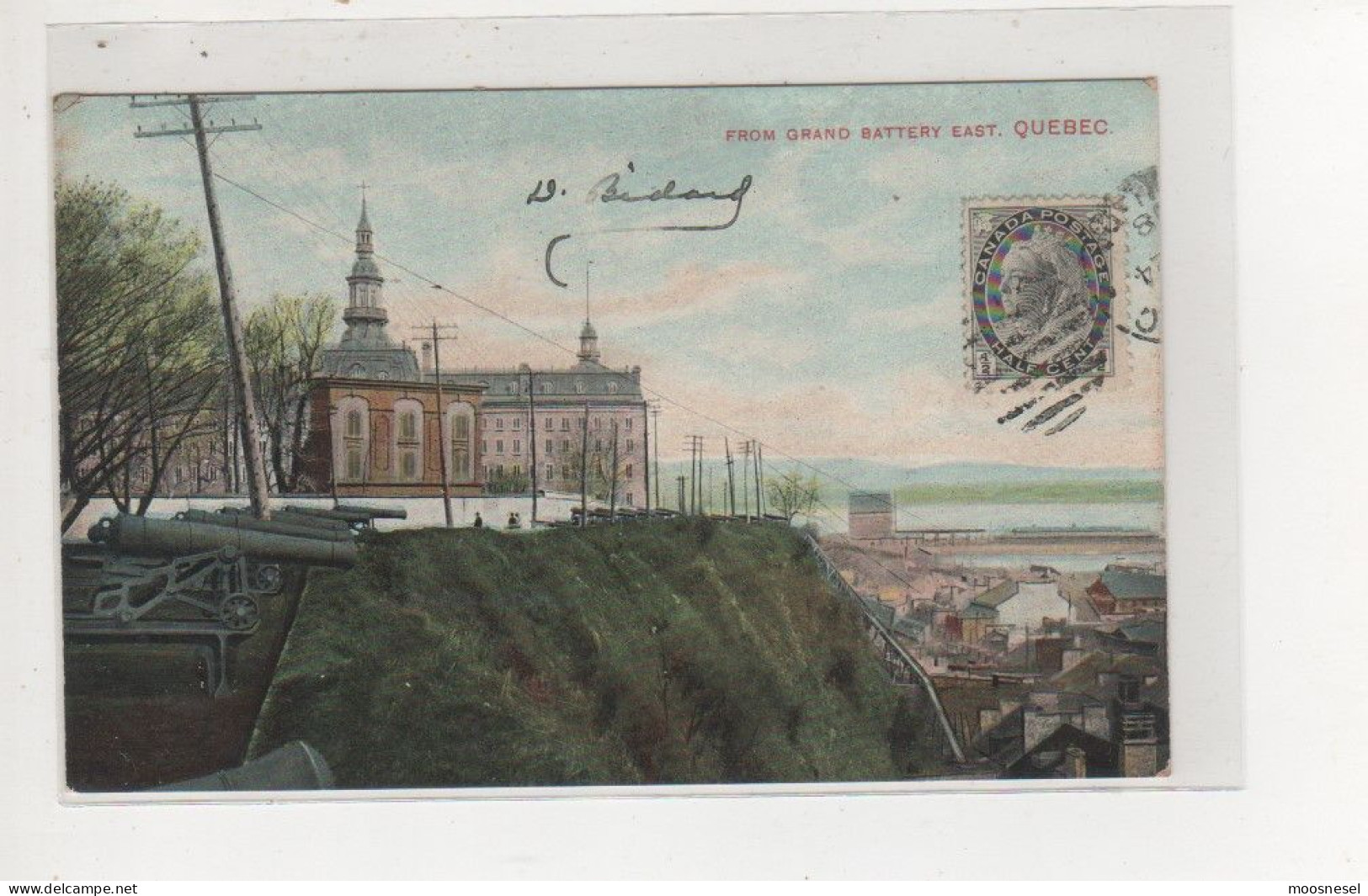 Antike Postkarte FROM GRAND BATTERY EAST - Granby