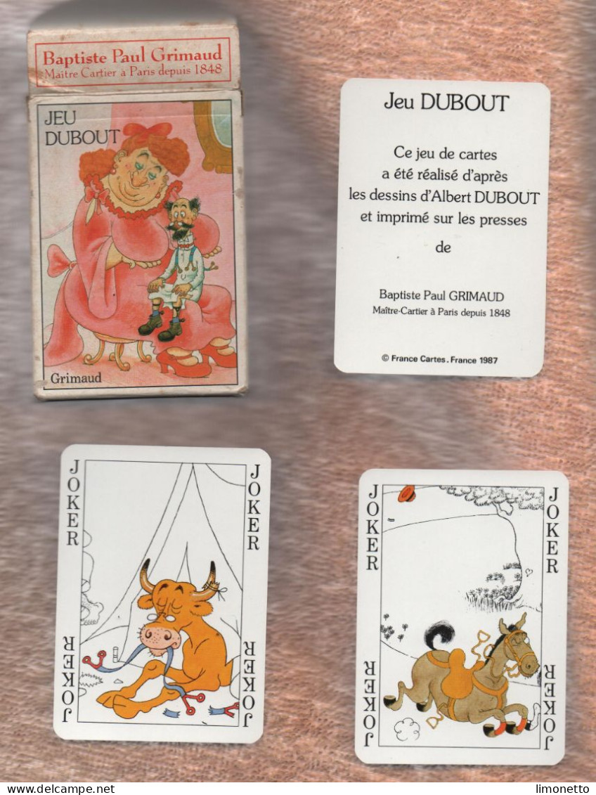 Jeux De Cartes à Jouer - 54 Cartes  " Jeu  DUBOUT "  De Baptiste Paul Grimaud - 1987 -  Bon état - 54 Cards