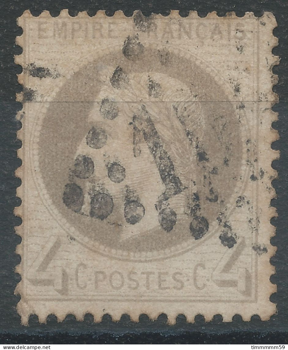 Lot N°77075   Variété/n°27Ba Gris Foncé, Oblitéré GC 1054 Clerval, Doubs (24) ????, Fond Ligné Vertical - 1863-1870 Napoléon III Lauré