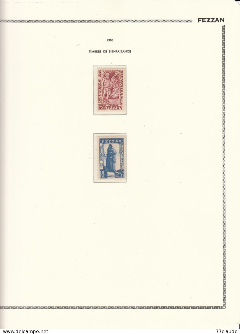 FEZZAN TERRITOIRE MILITAIRE 1946/1951 N°28/67* TAXE N° 6/11* P.A N° 4/7* - Used Stamps